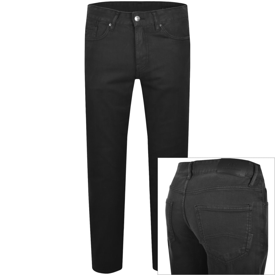 Armani Exchange J14 Slim Fit Jeans Black | Mainline Menswear us